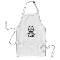 A "NO MOO BAMA" Kitchen Apron