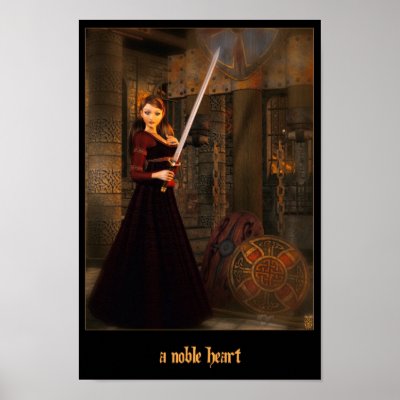 A noble heart poster by RedSangre