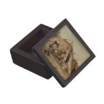 A Norwegian Lapp Family in Norway from 1890 Premium Trinket Box