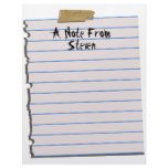 A Note From... Letterhead Notepaper
