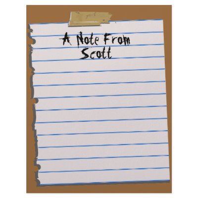 A Note From... Letterhead Notepaper by mvdesigns