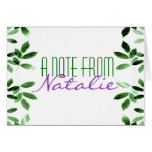 A Note From... Notecards
