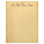 A Note From... Old Paper Letterhead Stationery