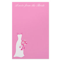 A note from the Bride Bridal Stationery by OccasionsByMadeleine A note from the Bride Bridal Stationery