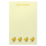 A note to my peep's stationery
