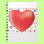 A notebook with a heart notebooks