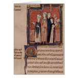 A nun taking her vows and mass card