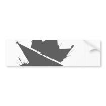 A.Okay Splatter - Grey bumper stickers