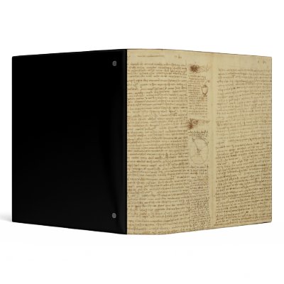 A page from the Codex Leicester, 1508-12 Binders by bridgemanart