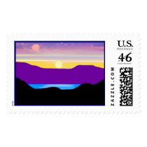 A Painted Sunset #2 postage