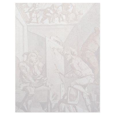 A Painter Draws A Fool With Glasses By Füssli Joha Personalized Letterhead by Artcollection