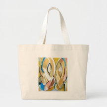 A Pair of African Female Dancers Canvas Bags