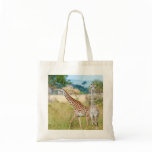 A Pair of Giraffes in the Mikumi National Park Tote Bags
