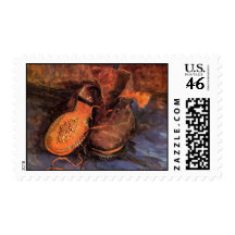 A Pair of Shoes by Vincent van Gogh Stamp