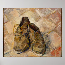 A Pair of Shoes, Vincent van Gogh Print