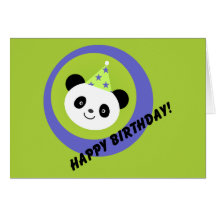 A Panda Birthday Cards