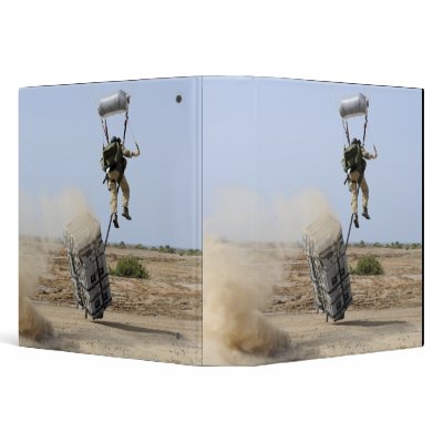A pararescueman drops into the zone binders by stocktrek