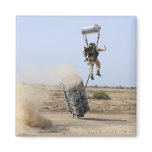 A pararescueman drops into the zone refrigerator magnet