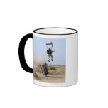 A pararescueman drops into the zone coffee mug