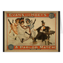 A Parlor Match, 'Enough Said' Retro Theater Greeting Card