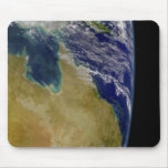 A partial view of Earth showing Australia Mouse Pads