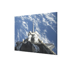 A partial view of Space Shuttle Atlantis Gallery Wrap Canvas