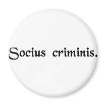 A partner in crime. refrigerator magnets