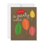 a party outside announcement
