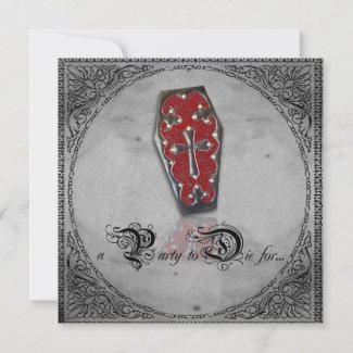 A Party to Die For Party Invitation zazzle_invitation