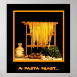 A pasta feast print