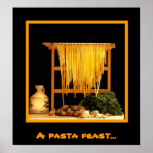 A pasta feast print