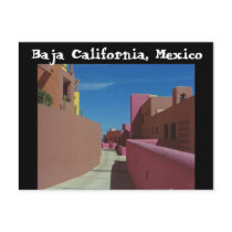 A Path Through Colorful Walls, Baja California postcards