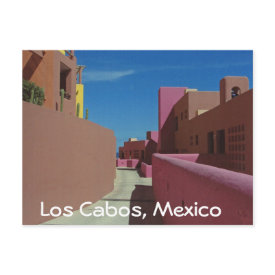 A Path Through Colorful Walls, Los Cabos postcard