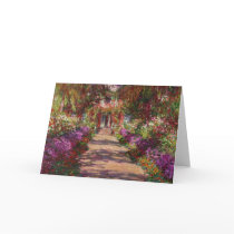 A Pathway in Monet's Garden, Giverny, 1902 Greeting Cards