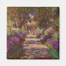 A Pathway in Monet's Garden, Giverny, 1902 Refrigerator Magnet