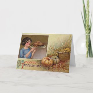 A Peaceful Thanksgiving Greeting Cards
