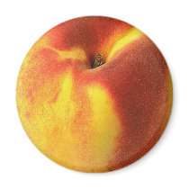 A PEACH OF A MAGNET FOR YOUR FRIDGE DOOR by colts1673 A PEACH OF A MAGNET FOR YOUR FRIDGE DOOR