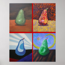 "A Pear" Collection - Print - Customizable posters
