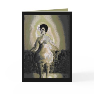 A Pear Shaped Body Greeting Card by SarahJCurtiss