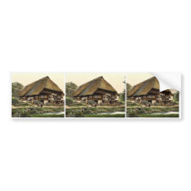A Peasant's house, Black Forest, Baden, Germany ra Bumper Sticker