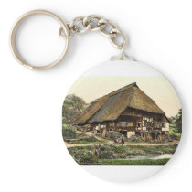 A Peasant's house, Black Forest, Baden, Germany ra Key Chain