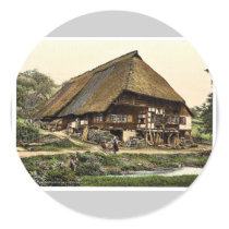 A Peasant's house, Black Forest, Baden, Germany ra Stickers