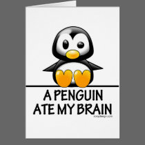 A Penguin Ate My Brain Cards
