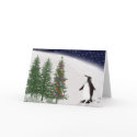 A penguin's Christmas cards