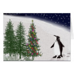 A penguin's Christmas Cards