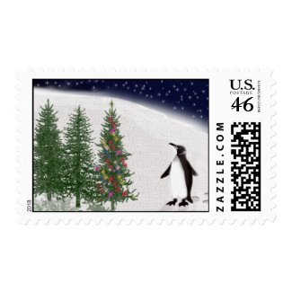 A Penguin's Christmas stamp