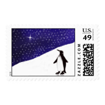 A Penguin's Christmas wish... Stamp