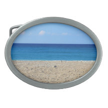 A Perfect Beach Oval Belt Buckles