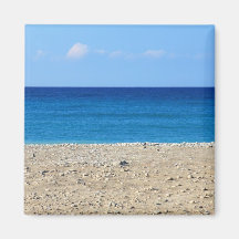 A Perfect Beach Refrigerator Magnets