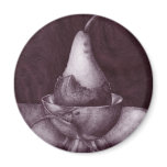 A Perfect Pear Fridge Magnets
